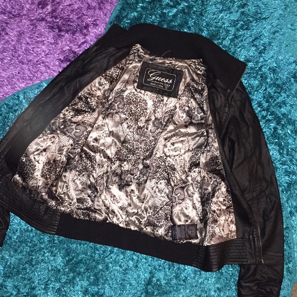 GUESS faux leather jacket - Picture 2 of 9